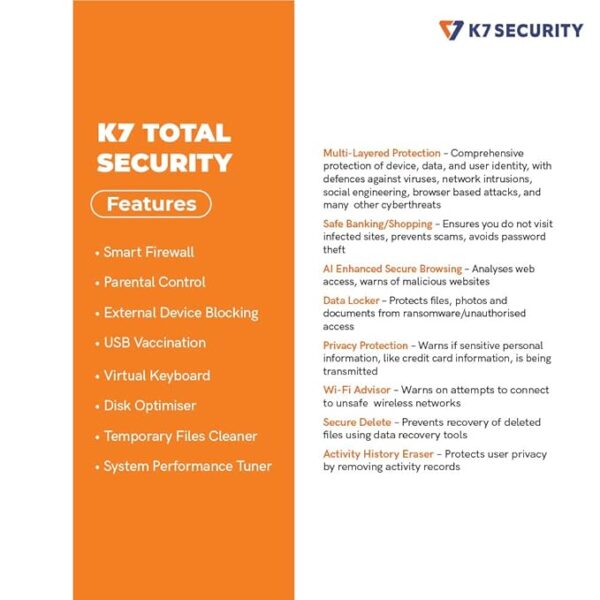 K7 Security K7, Total Security, 1 User, 1 Year - Image 2