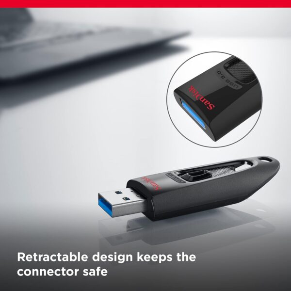 SanDisk SDCZ48-032G-UAM46 Ultra CZ48 32GB USB 3.0 Pen Drive (Black) - Image 2