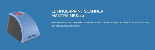 Mantra MFS110 L1 Fingerprint Scanner Biometric Fingerprint USB Scanner with C Type OTG | RD Services & Latest Version - Image 7