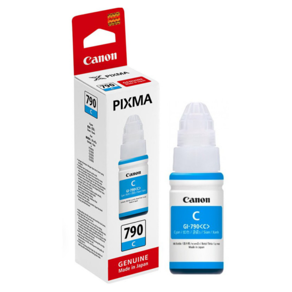 Canon PIXMA GI790 Cyan Ink Bottle for G1010, G2000, G2012, G3000, G3010, G3012, G4010