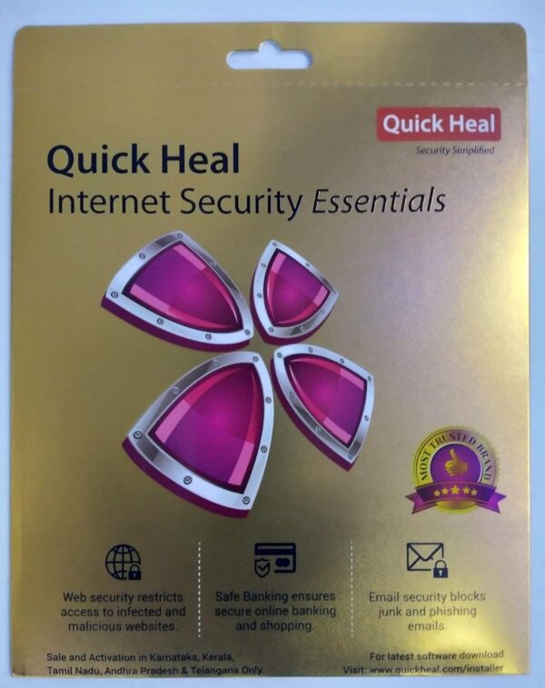 Quick Heal Internet Security Essential 1YEARS