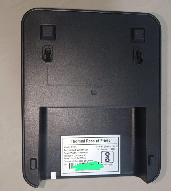 Rugtek Rp 82 Compact UE Thermal Receipt Printer (USB+Enthernet) - Image 5